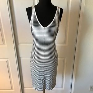 H&M striped tank dress